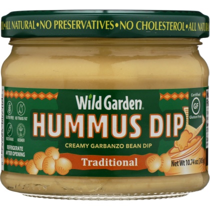 WILD GARDEN: Hummus Dip Traditional, 10.74 oz