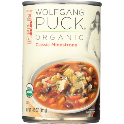 WOLFGANG PUCK: SOUP MINESTRONE CLASSIC (14.500 OZ)