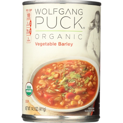 WOLFGANG PUCK: SOUP VEG BRLY ORG (14.500 OZ)