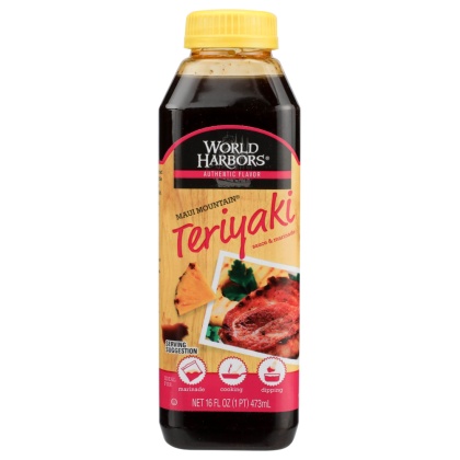 WORLD HARBORS: Sauce Maui Mountain Teriyaki, 16 oz