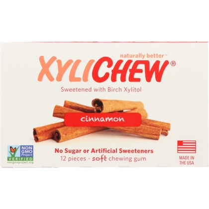 XYLICHEW: Cinnamon Gum Sf, 12 pc