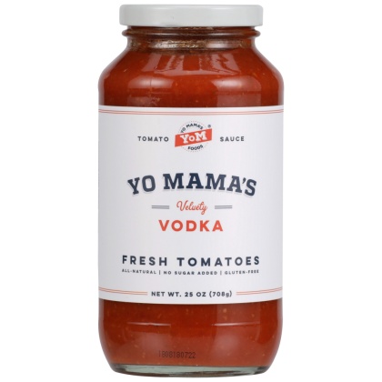 YO MAMA\'S FOODS: Velvety Vodka Tomato Sauce, 25 oz