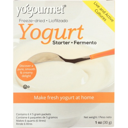 YOGOURMET: Freeze-Dried Yogurt Starter, 1 oz