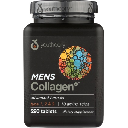 YOUTHEORY: Mens Collagen Advanced Formula, 290 tb