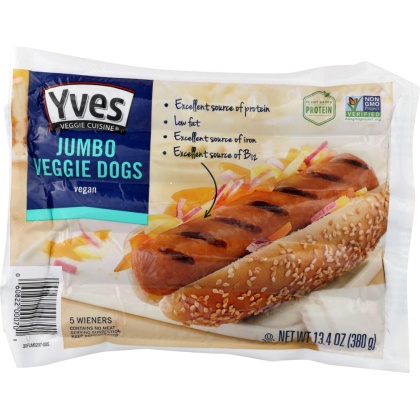 YVES VEGGIE CUISINE: Jumbo Veggie Dogs, 13.40 oz