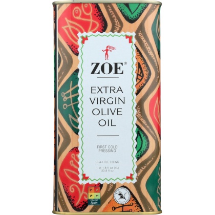 ZOE DIVA SELECT: Oil Olive Tin, 33.8 oz