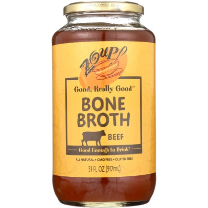 ZOUP GOOD REALLY: Bone Broth Beef, 31 oz