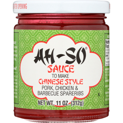 AH SO: Chinese Style Sauce Pork Chicken & Barbecue Spareribs, 11 oz