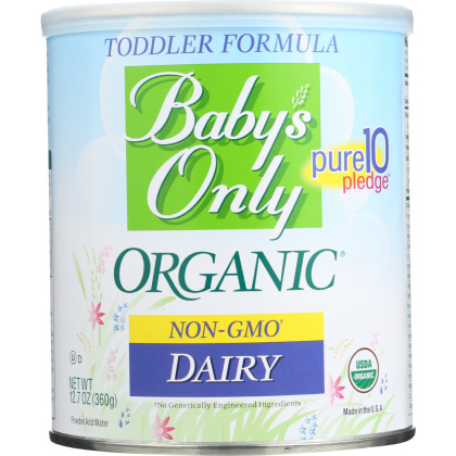 BABY\'S ONLY: Organic Toddler Formula Dairy Iron Fortified, 12.7 Oz