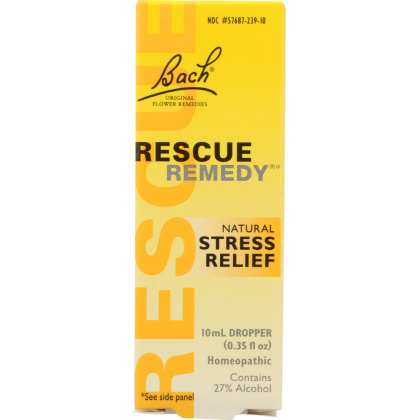 BACH ORIGINAL FLOWER ESSENCES: Rescue Remedy Natural Stress Relief, 0.35 oz