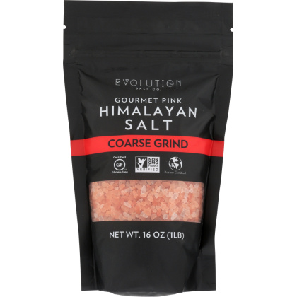 EVOLUTION SALT: Himalayan Salt Coarse, 1 lb
