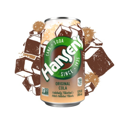 HANSEN: Cane Soda Original Cola 6-12oz, 72 oz