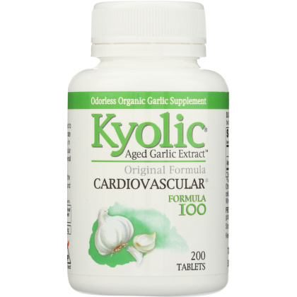 KYOLIC: Aged Garlic Extract Cardiovascular Original Formula 100, 200 Tablets