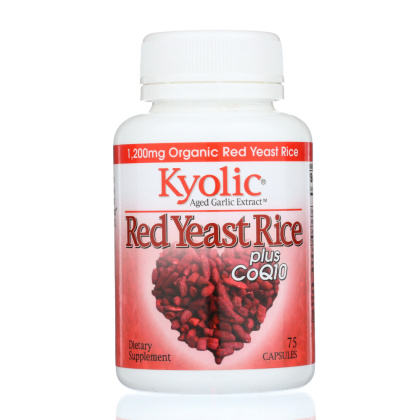 KYOLIC: Aged Garlic Extract Red Yeast Rice Plus CoQ10, 75 capsules