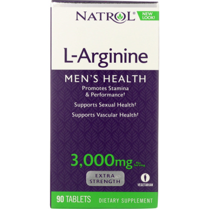 NATROL: L-Arginine 3000 mg, 90 tablets