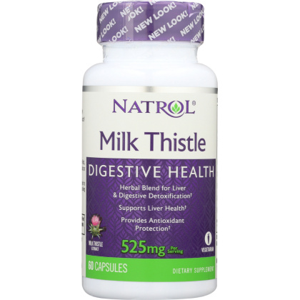 NATROL: Milk Thistle Advantage 525 mg, 60 veggie caps