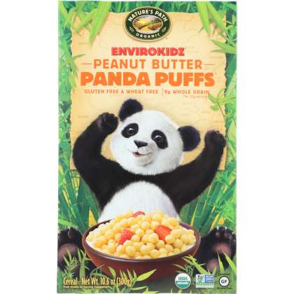NATURE\'S PATH ORGANIC: Envirokidz Organic Peanut Butter Panda Puffs, 10.6 oz