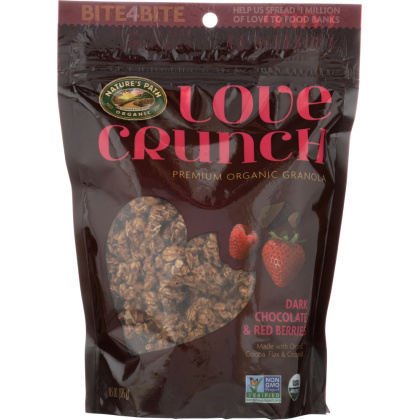 NATURE\'S PATH: Love Crunch Premium Organic Granola Dark Chocolate and Red Berries, 11.5 oz