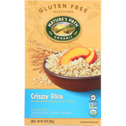 NATURE\'S PATH: Organic Cereal Whole Grain Crispy Rice, 10 oz
