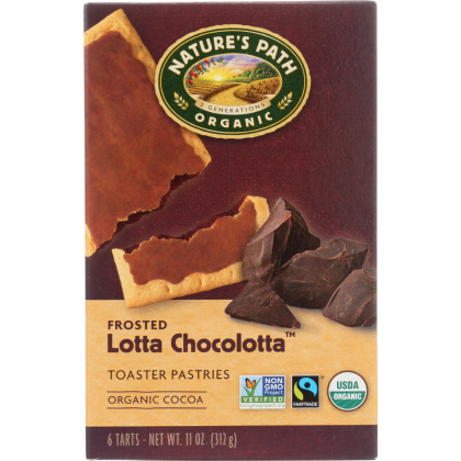 NATURE\'S PATH: Organic Frosted Lotta Chocolotta Toaster Pastries, 11 oz