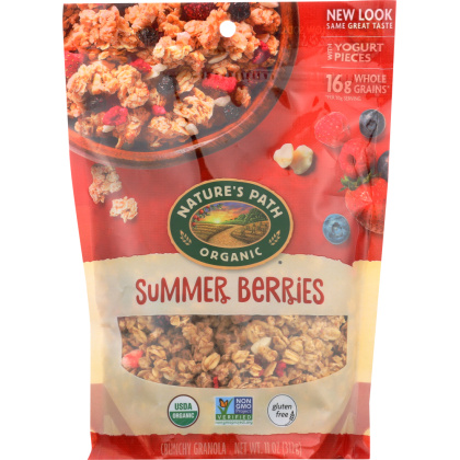 NATURE\'S PATH: Organic Granola Gluten Free Selections Summer Berries, 11 oz