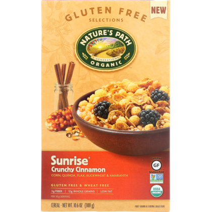 NATURE\'S PATH: Organic Sunrise Crunchy Cinnamon Cereal, 10.6 oz