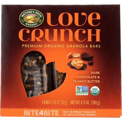 NATURES PATH: BAR LVE CRNCH DK CHOC PB (6.350 OZ)