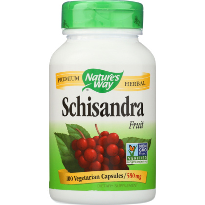 NATURES WAY: Schisandra Fruit 100 Vegetarian, 100 cp