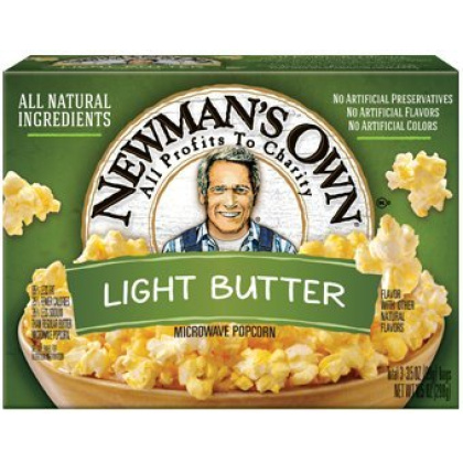 NEWMANS OWN: Popcorn Microwave Light Butter, 10.5 oz