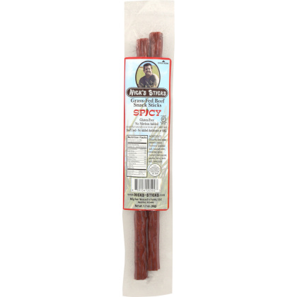 NICKS STICKS: SNACK BEEF STX SPCY GRASS (1.700 OZ)