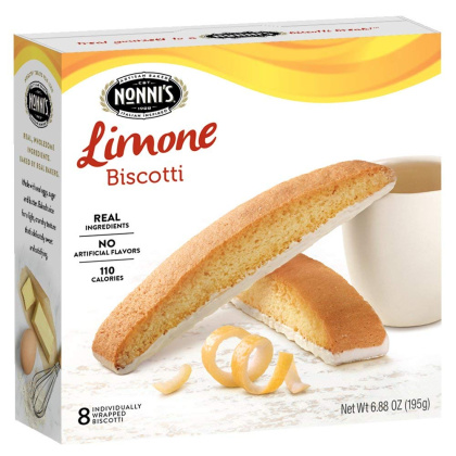 NONNIS: Limone Biscotti, 6.88 oz