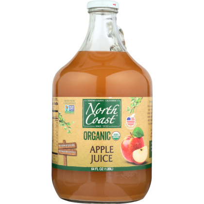 NORTH COAST: Juice Apple Organic, 64 oz