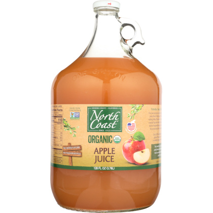 NORTH COAST: Organic Apple Juice, 128 fl oz