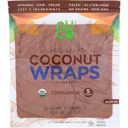 NUCO: WRAP CCNUT CINNAMON ORG (2.470 OZ)