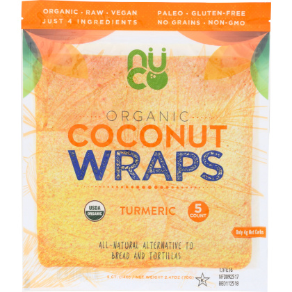 NUCO: WRAP CCNUT TURMERIC ORG (2.470 OZ)