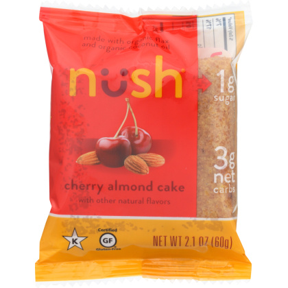 NUSH: Cake Slice Cherry Almond, 2.1 oz