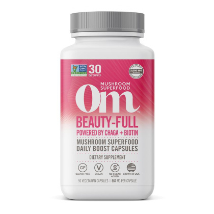 OM ORGANIC MUSHROOM NUTRITION: Beauty Full Mushroom Superfood Capsules, 90 cp