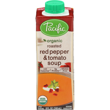 PACIFIC NATURAL FOODS: Organic Roasted Red Pepper and Tomato Soup, 8 oz
