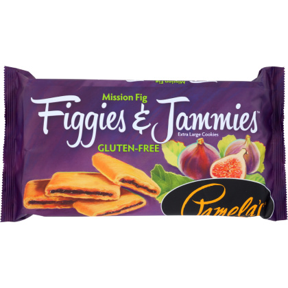 PAMELA\'S: Gluten-Free Figgies & Jammies Extra Large Cookies Mission Fig, 9 oz