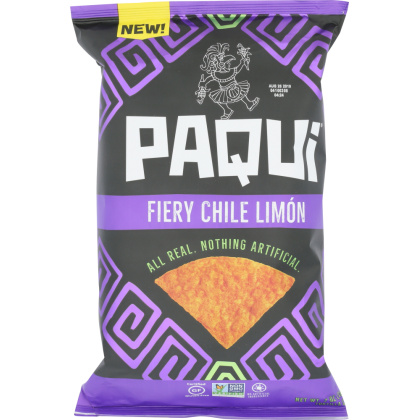 PAQUI: Fiery Chile Limon Tortilla Chip, 7 oz