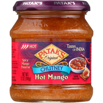 PATAK\'S: Hot Mango Chutney, 12 oz