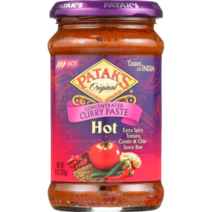 PATAK\'S: Original Concentrated Hot Curry Paste Tomato Cumin and Chile, 10 oz