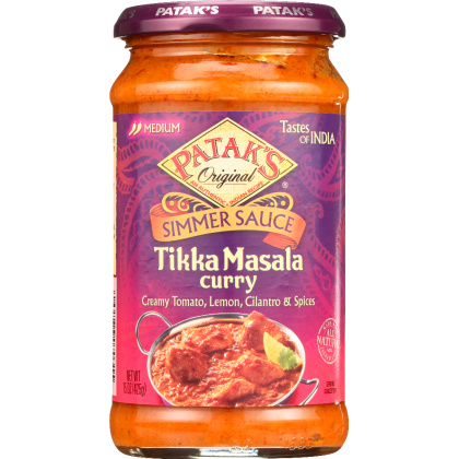 PATAK\'S: Tikka Masala Curry Cooking Sauce, 15 Oz
