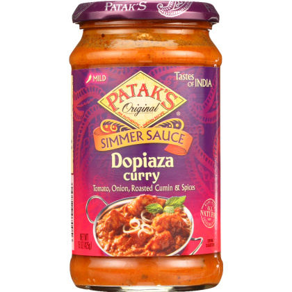 PATAKS: Cooking Sauce Dopiaza, 15 oz