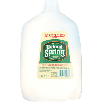 POLAND SPRINGS: Water Distilled, 1 ga
