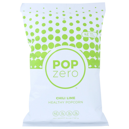 POP ZERO: Chili Lime Popcorn, 6.4 oz