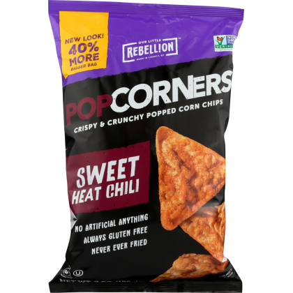 POPCORNERS: Corn Chips Sweet Hot Chili, 7 oz
