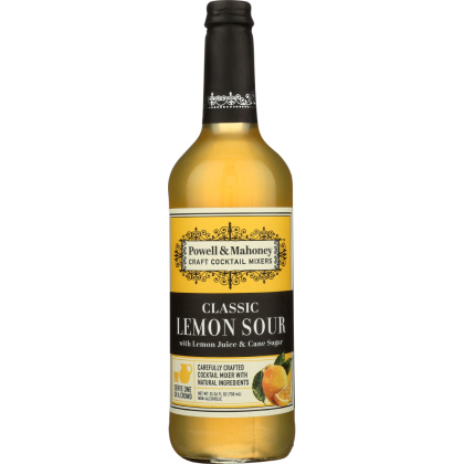 POWELL & MAHONEY: Lemon Sour with Bitters Vintage Original Cocktail Mixer, 750 ml