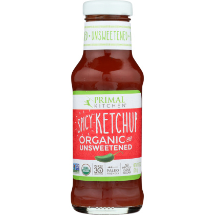 PRIMAL KITCHEN: Ketchup Unsweetened Spicy Organic, 11.3 oz