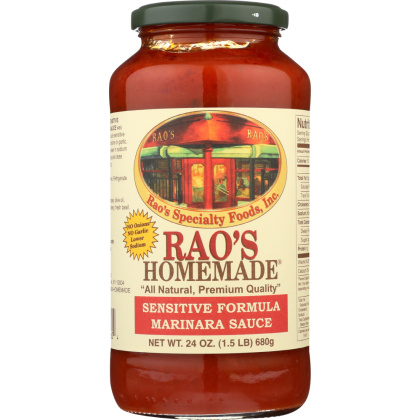 RAO\'S: Homemade All Natural Marinara Sauce Sensitive Formula, 24 oz
